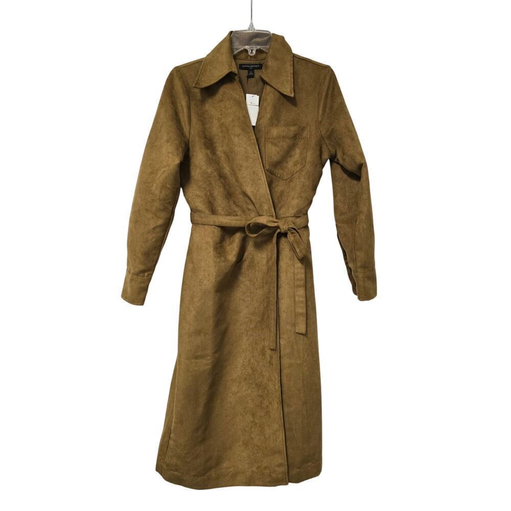 NWT Banana Republic Vegan Suede Knee Length Dress Size 6 - Picture 5 of 10